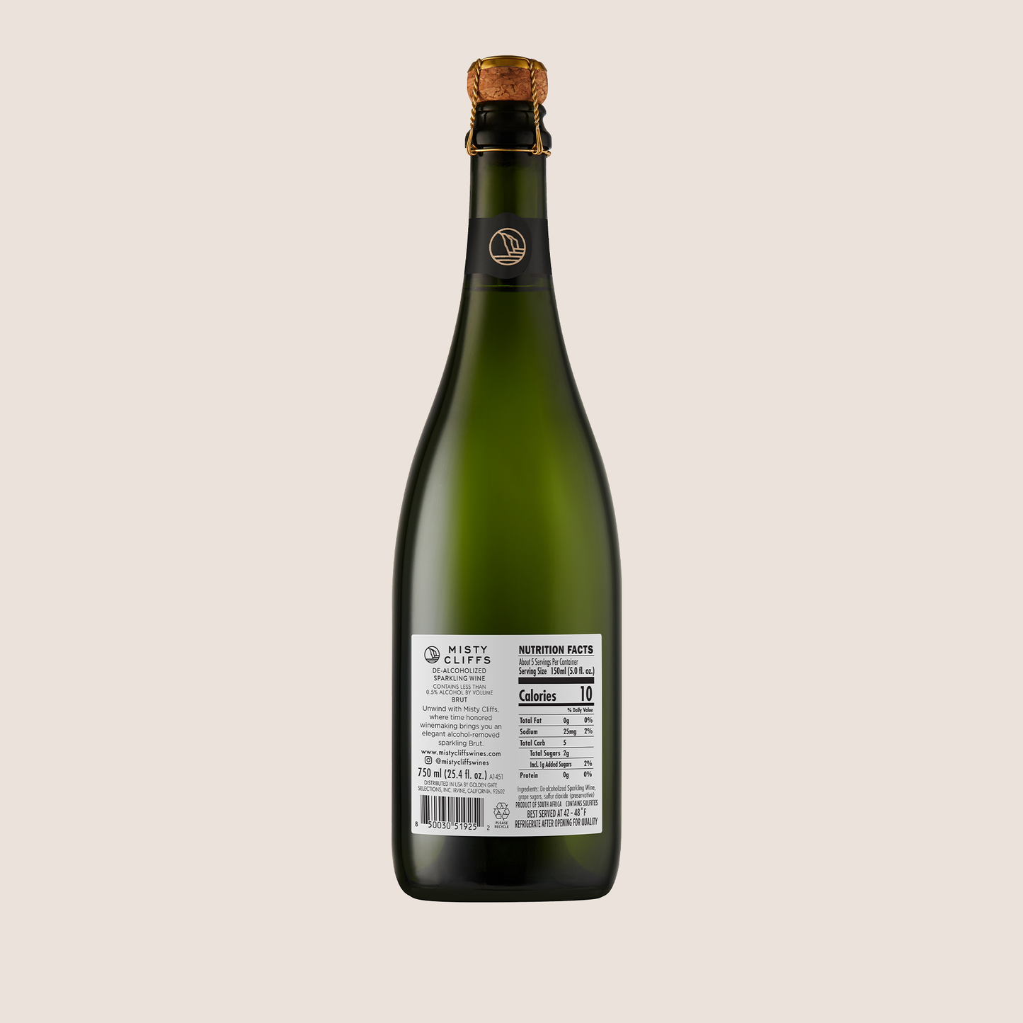 Misty Cliffs Brut Sparkling Wine