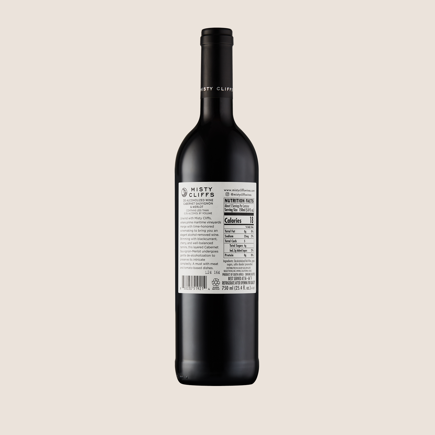 Misty Cliffs Cabernet Sauvignon & Merlot