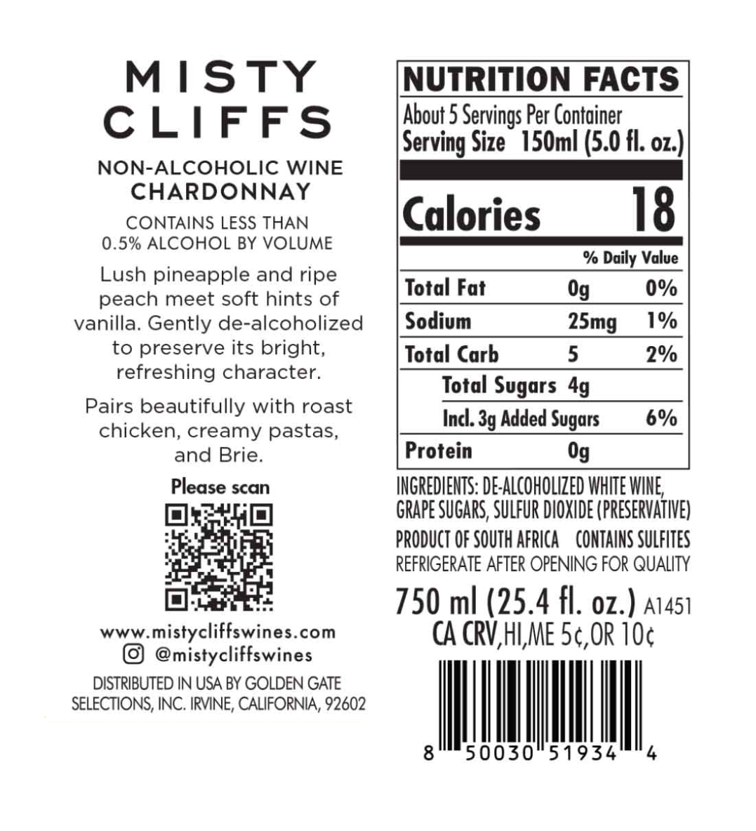 CHARDONNAY NON-ALCOHOLIC WINE