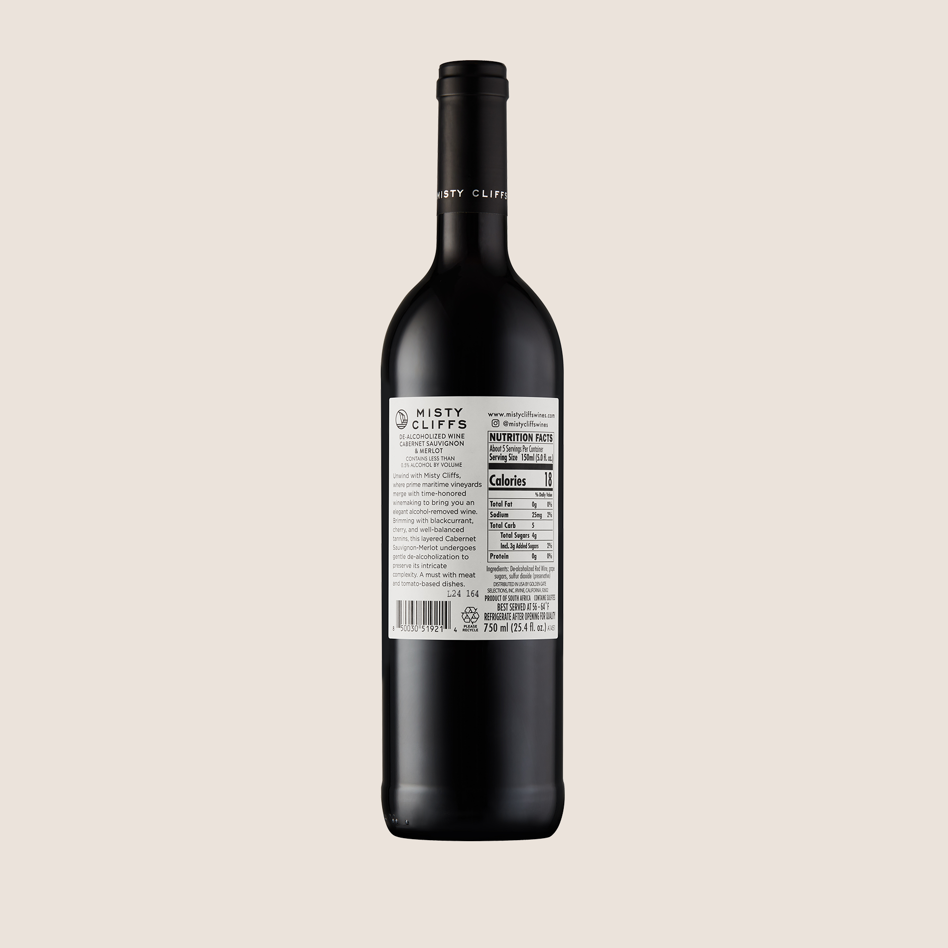 NON-ALCOHOLIC CABERNET SAUVIGNON MERLOT