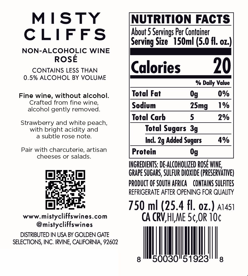 ROSÉ NON-ALCOHOLIC WINE