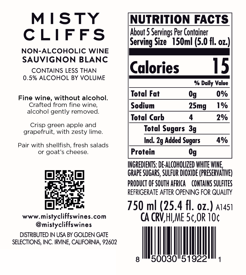 SAUVIGNON BLANC NON-ALCOHOLIC WINE